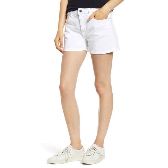 Current/Elliott The Boyfriend Shorts 24 White NWT - Picture 3 of 12